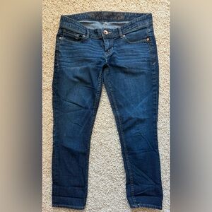 Express | Cropped | Jean Leggings | ZELDA | Slim Fit | Ultra Low Rise | Size 6